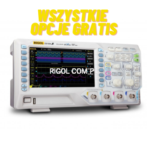 Oscyloskop cyfrowy Rigol DS1054Z + PULSOKSYMETR 4Ch 50MHz  