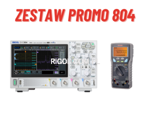 Zestaw PROMO: Oscyloskop cyfrowy DHO804 Rigol + multimetr SANWA PC7000